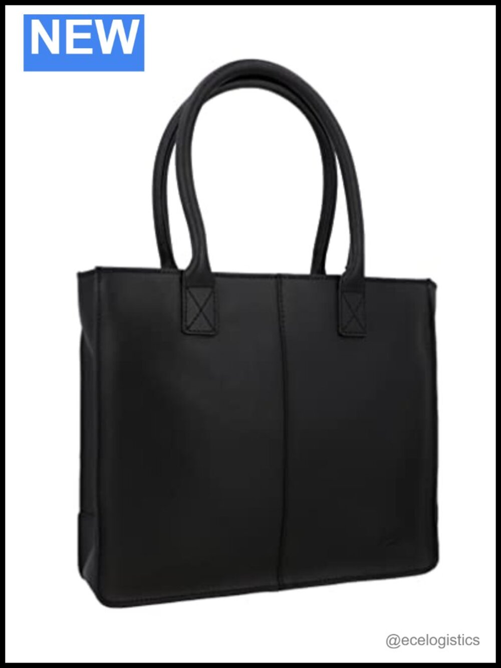 Handmade Leather Shopper Bag with Zip Top Handle Shoulder Bag